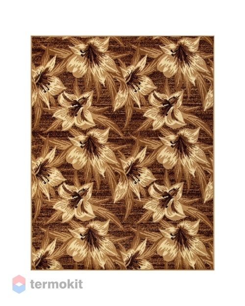 Ковёр Merinos Laguna 250x350 прямоугольный коричневый/бежевый D490