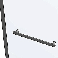 Душевой уголок Vincea Como Soft 1950x1300x900 вороненая сталь VSR-1CS9013CLGM