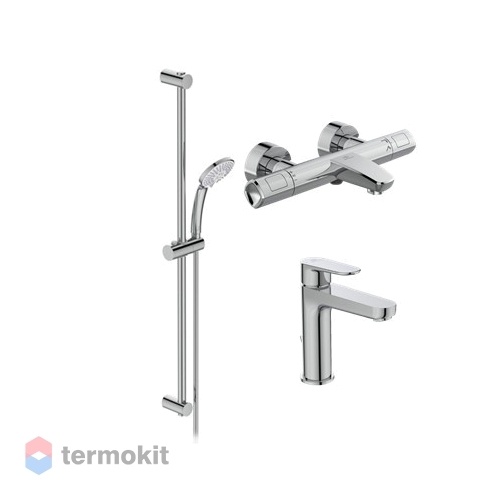 Комплект смесителей для ванны и душа Ideal Standard Ceratherm T100 BC985AA