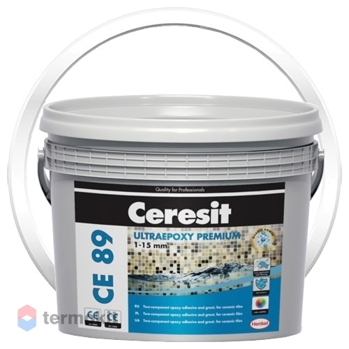 Затирка Ceresit СЕ 89 Ultra Epoxy Premium 801 White 2,5кг