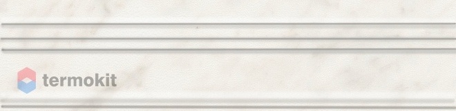 Керамическая плитка Kerama Marazzi Ретиро BLB040 багет белый бордюр 5x20