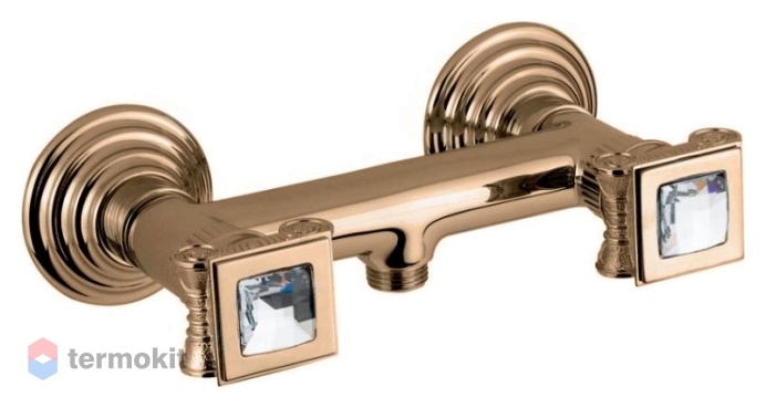 Смеситель для душа Cezares Olimp бронза, ручка Swarovski OLIMP-DS-02-Sw