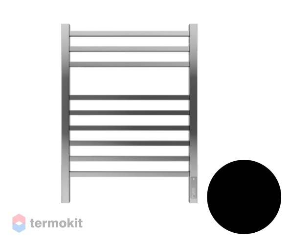 Электрический полотенцесушитель Terminus Ватикан П9 500х700 Тэн Пр. черный матовый RAL 9005