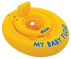 Круг для плавания Intex MY BABY FLOAT 70 см от 6-12 месяцев 56585EU