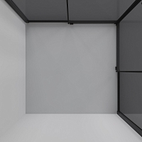 Душевой уголок Niagara Nova 1950x900x900 (тонированное стекло) черный матовый NG-2823-34BLACK