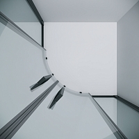 Душевой уголок Grossman Cosmo 1950x1000x1000 черный матовый 301.K33.02.1010.21.00