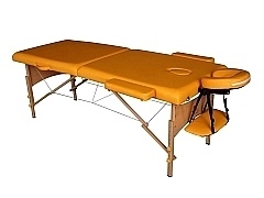 Массажный стол DFC NIRVANA Relax, дерев. ножки, цвет горчичный TS20111_M