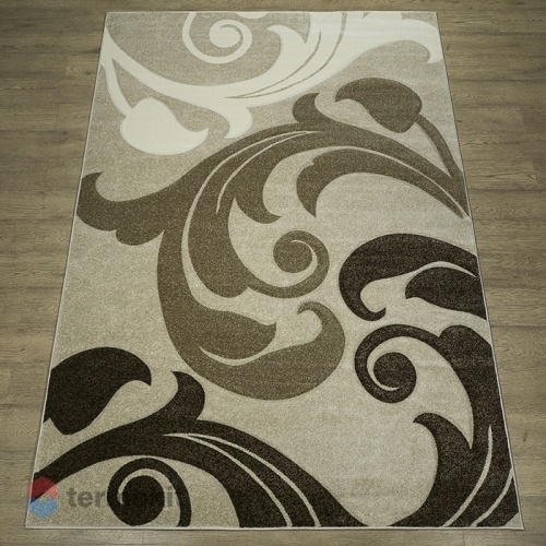 Ковёр Kitroom Империал Карвинг 80x150 прямоугольный бежевый 28814 22377
