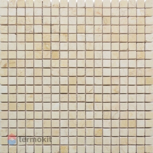 Мозаика Caramelle Mosaic Pietrine 4mm Botticino Mat (1,5x1,5) 30,5x30,5