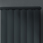 Дизайн-радиаторы алюминиевые Silver 450 с боковым подключением цвет антрацитово-серый RAL 7016