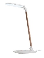 Настольный светильник ЭРА NLED-460-14W-W-G Белый с золотом