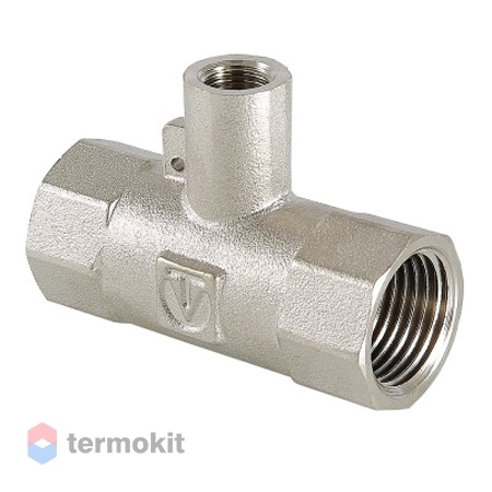 Valtec Тройник для подключения датчика температуры 1" x M10 x 1"