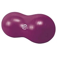 Мяч гимнастический Lite Weights 1870LW Арахис 100*50 см, вишня антивзрыв