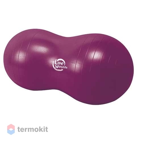 Мяч гимнастический Lite Weights 1870LW Арахис 100*50 см, вишня антивзрыв
