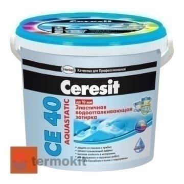 Затирка Ceresit СЕ 40/2 Aquastatic водоотталкивающая Кирпичный 49 (2 кг)