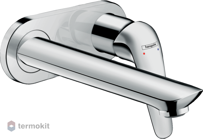 Встраиваемый смеситель для раковины Hansgrohe Novus, однорычажный, настенный 71127000