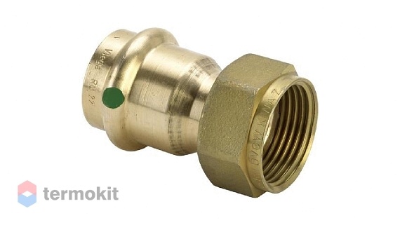 Viega бронзовое соединение с накидной гайкой 15х1/2" Sanpress