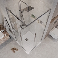 Душевой уголок Grossman Galaxy 1950x1000x1000 хром 300.K33.01.1010.10.00