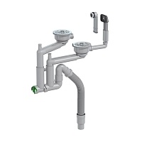 Сифон для мойки PREVEX Smartloc двойной 42K13923