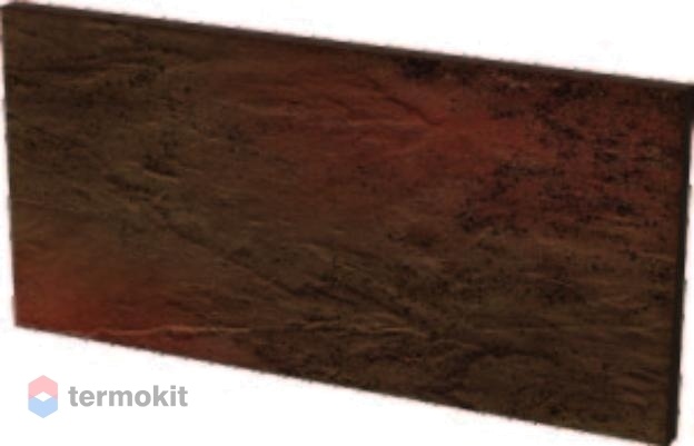 Керамическая плитка Grupa Paradyz Semir Brown Подступенник структурный 30x14,8x1,1