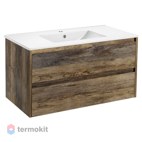 Тумба под раковину Vincea Gio 100 подвесная SF.Oak VMC-3G100SF