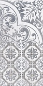 Керамическая плитка LB-Ceramics Кампанилья 1641-0095 Декор 3 серый 20х40
