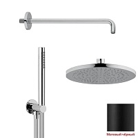 Комплект для душа AquaElite черный матовый KT017A05Q