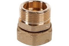 Elsen Сгон американка прямой НВ 1", 1" латунь с плоским уплотнением