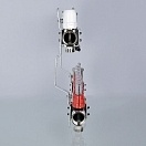 Коллекторный блок Valtec 1" x 3/4", "евроконус" со встроенными расходомерами на 5 контуров