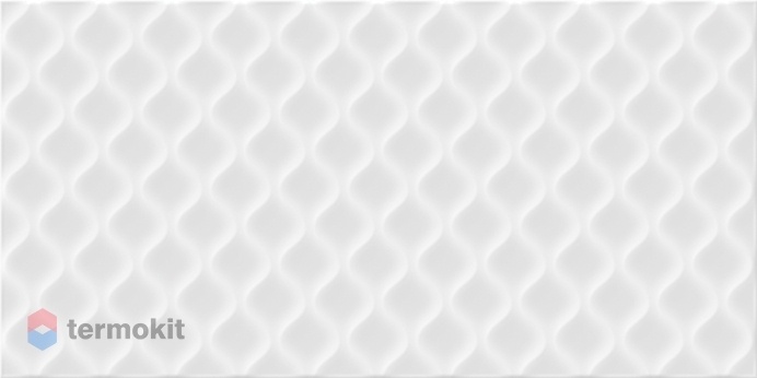 Керамическая плитка Cersanit Deco рельеф белый (DEL052D) 29,8x59,8