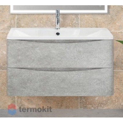 Тумба под раковину BelBagno ACQUA 100 подвесная Cemento Verona Grigio ACQUA-1000-2C-SO-CVG
