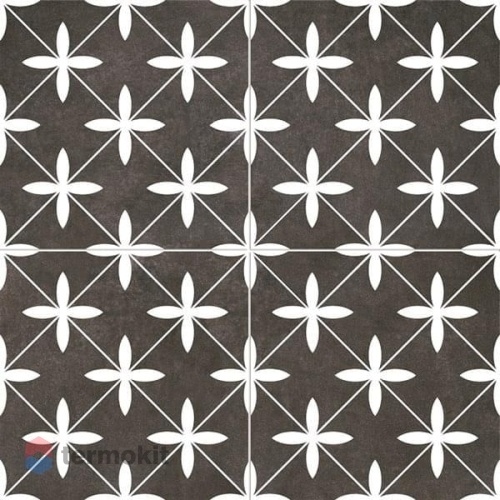 Керамогранит Dual Gres Chic Poole Black 44,5x44,5