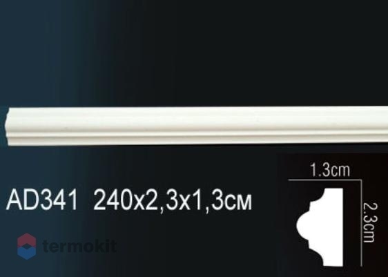 Молдинг Perfect гладкий AD341F гибкий