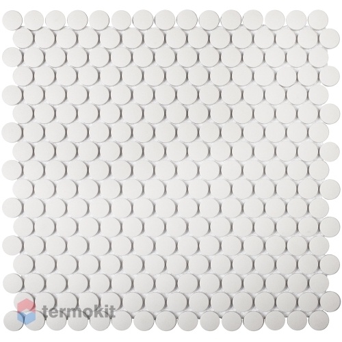 Керамическая Мозаика Starmosaic Penny Round White Antislip (JNK81011) 31,5х30,9х6