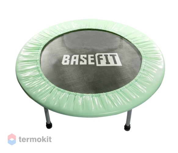 Батут BaseFit TR-101 91 см, зеленый (мятный)