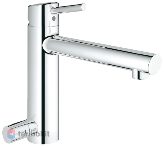 Смеситель для кухни Grohe Concetto со средним изливом с запорным вентилем 31209001