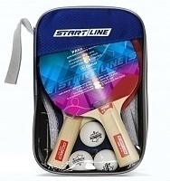 Набор Start Line Home 2 (2 ракетки + 3 мяча + сетка + крепеж) 12202P40