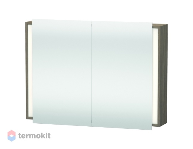 Зеркальный шкаф Duravit Ketho 100 с подсветкой Eiche (Terra) KT753203535
