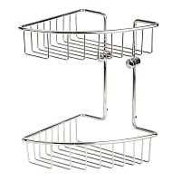 Полка металлическая угловая двойная Veragio BASKET VR.GFT-9034.CR