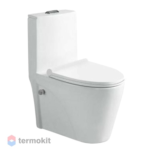 Унитаз напольный SantiLine с сиденьем микролифт, бачок SL-5012SM-BD