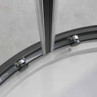 Душевой уголок Cezares Relax 304 2000x1200x900 оружейная сталь RELAX-304-RH-2-120/90-C-GM