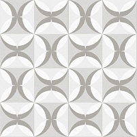 Керамическая плитка Dual Gres Adele Cut Narbonne Silver Напольная 45x45