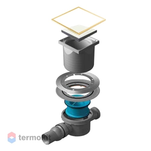 Сливной трап Pestan Confluo Standard White Glass 2 Gold 13000157