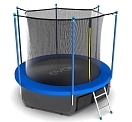 Батут с внутренней сеткой и лестницей Evo Jump Internal 12ft (Sky) + нижняя сеть