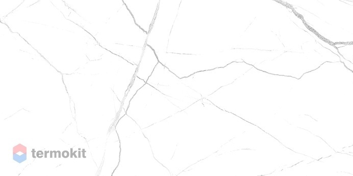 Керамическая плитка Global Tile Siluet GT121VG белая настенная 25x50
