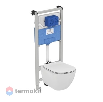 Комплект инсталляции c подвесным унитазом Ideal Standard с сиденьем микролифт T386801