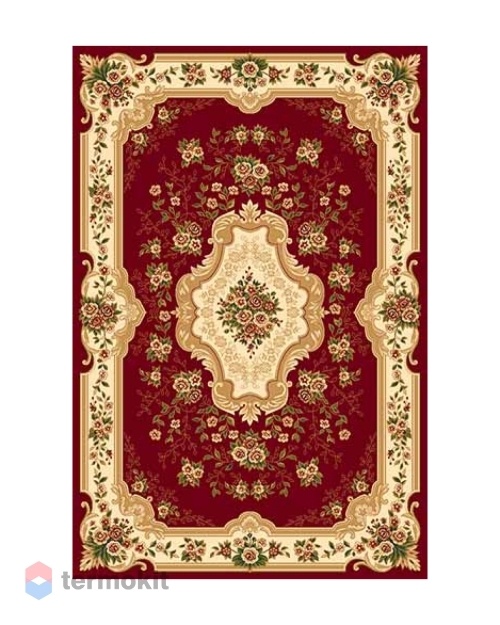 Ковёр Merinos Valencia 2 100x200 прямоугольный красный/бежевый d317