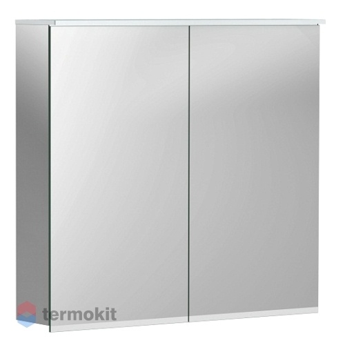 Зеркальный шкаф Geberit Option Plus 75 подвесной с подсветкой серый 500.206.00.1
