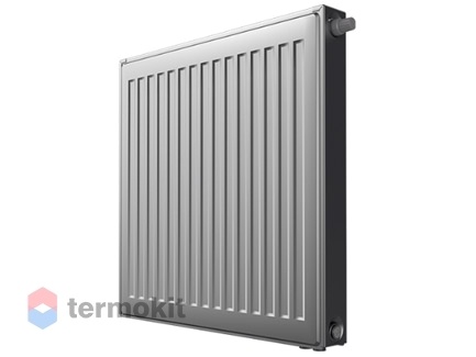 Радиатор Royal Thermo VENTIL COMPACT VC33-400-1300 стальной панельный Silver Satin с нижним подключением