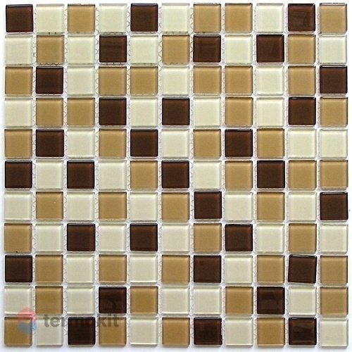 Стеклянная Мозаика Bonaparte Latte mix (4x25x25) 30x30